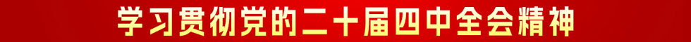 学习贯彻党的二十届四中全会精神 学习贯彻党的二十届四中全会精神